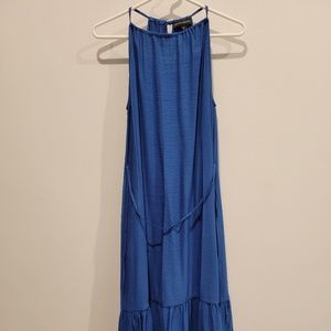NWT Banana Republic Halter Maxi Dress Blue Size XS